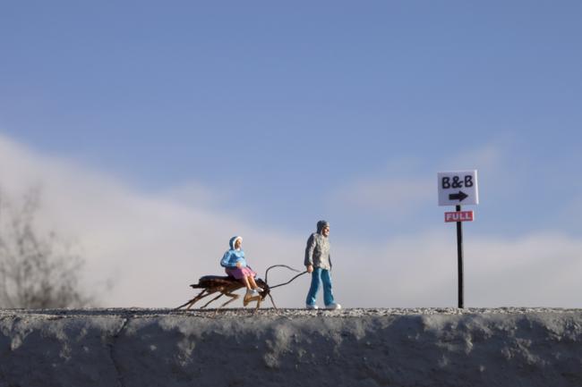 Street art of Slinkachu: Little People in the City