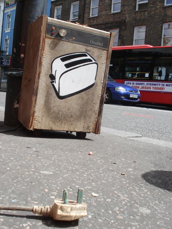 Toasters street art