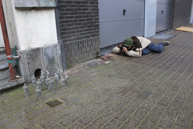 Street Art fron street artist Isaac Cordal Street