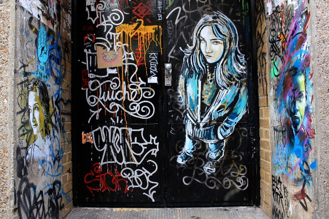 C215 & Alice Pasquini Street art in London