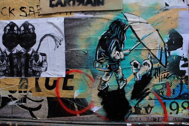 C215 & Alice Pasquini Street art in London