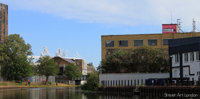 Hackney Wick Street art 2011 Olympics in London