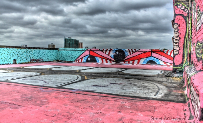 Hackney Wick Street art 2011 Olympics in London