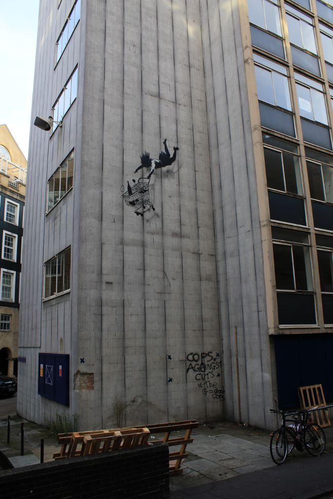 Banksy Street Art Shop Till You Drop