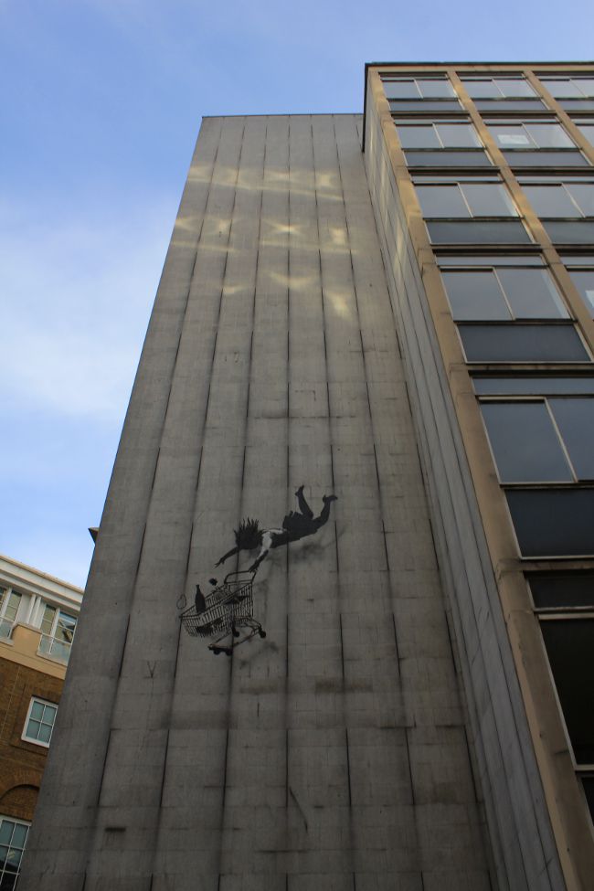 Banksy Street Art Shop Till You Drop