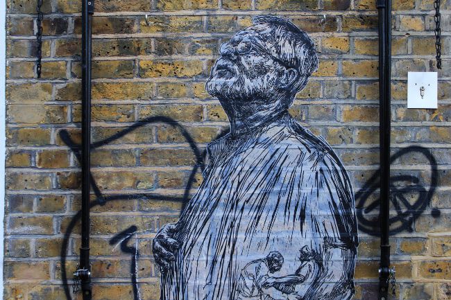 Street artist Swoon in London