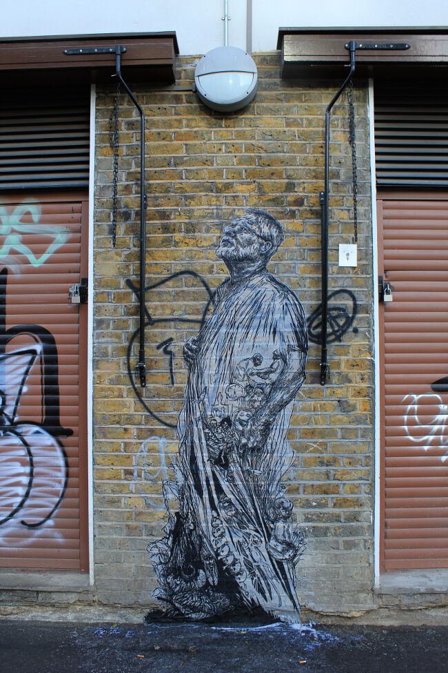 Street artist Swoon in London