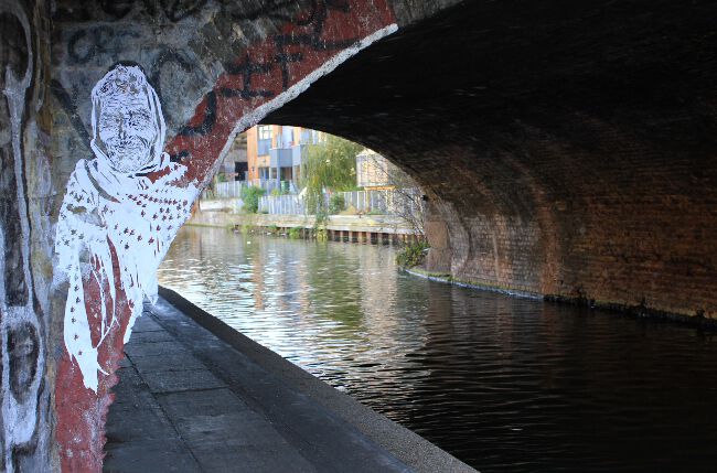 Street artist Swoon in London