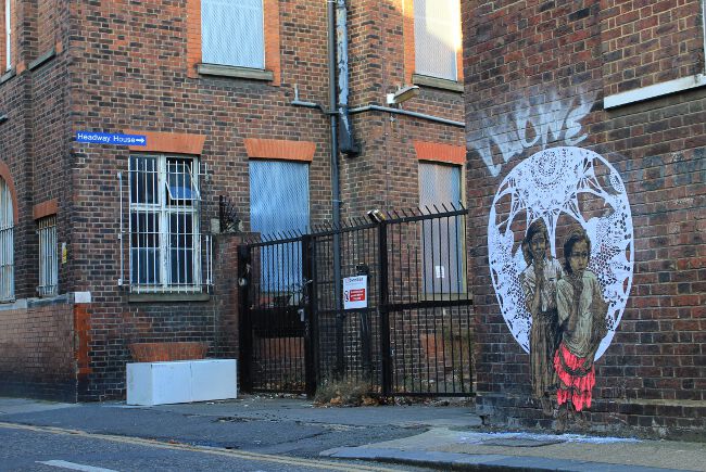 Street artist Swoon in London