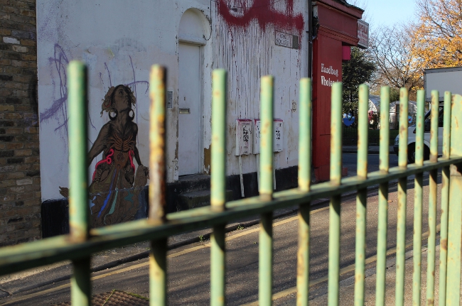 Street artist Swoon in London