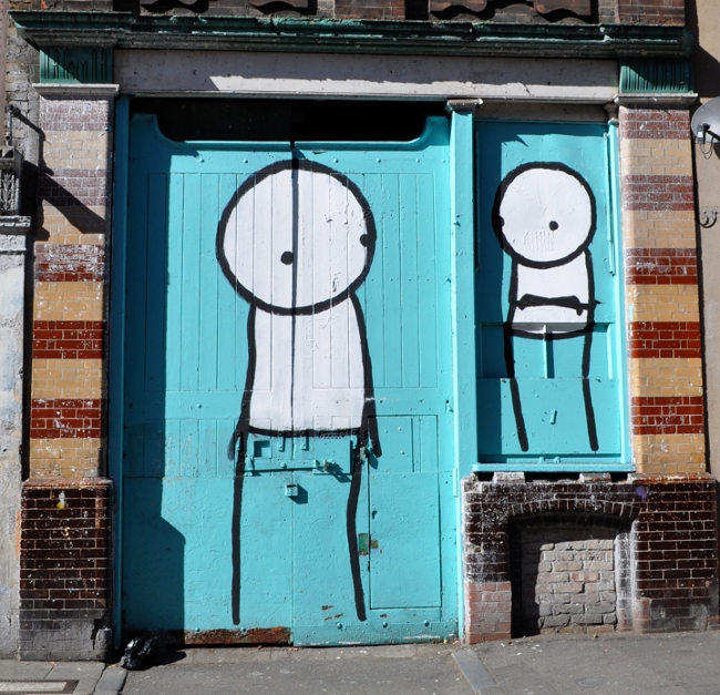 Stik street art in London