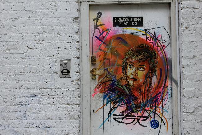 C215 street art on Brick Lane, East London