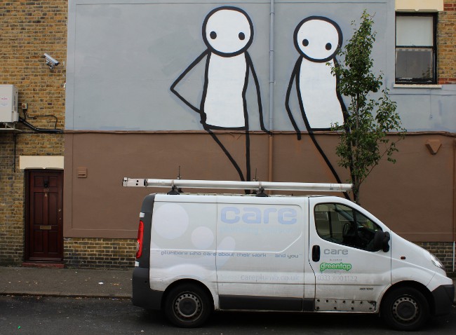 Stik Dulwich picture gallery street art london