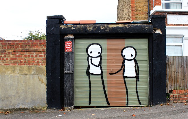 Stik Dulwich picture gallery street art london