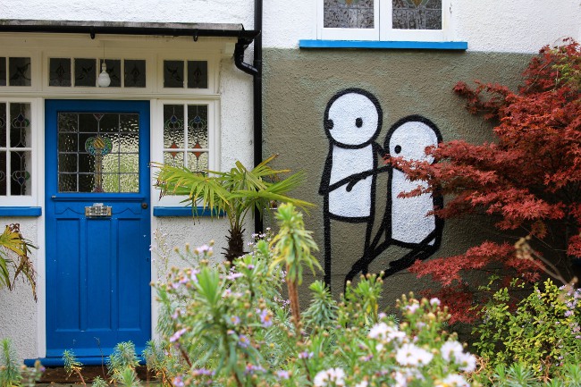 Stik Dulwich picture gallery street art london