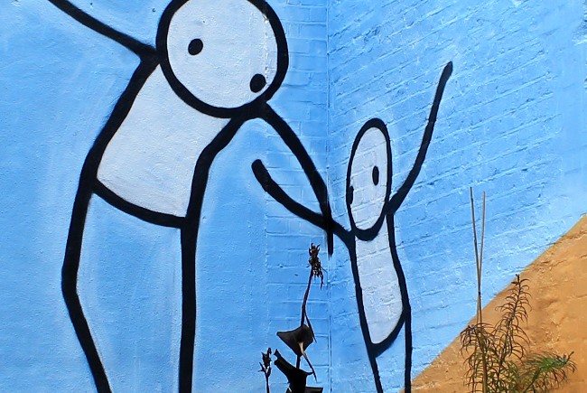 Stik Dulwich picture gallery street art london