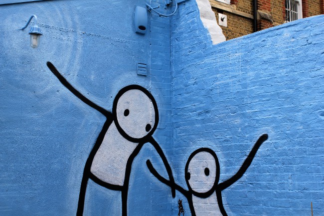 Stik Dulwich picture gallery street art london