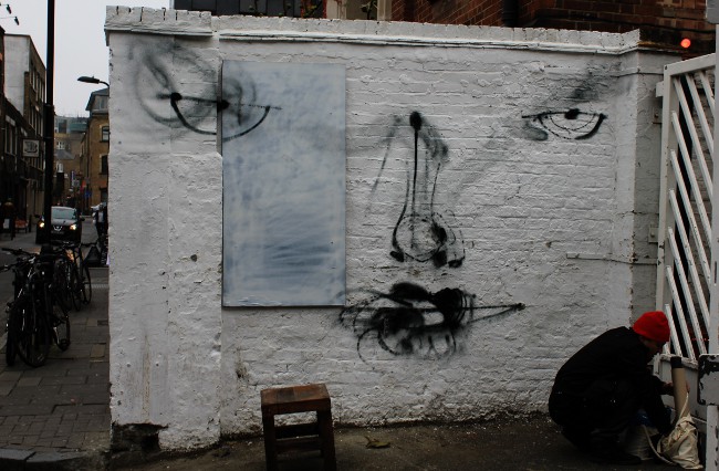 Anthony Lister street art in Shoreditch, London. Street Art London