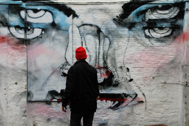 Anthony Lister street art in Shoreditch, London. Street Art London