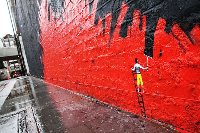 Pablo Delgado Village Underground Wall Street Art London