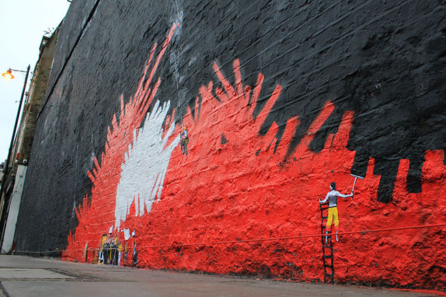 Pablo Delgado Village Underground Wall Street Art London