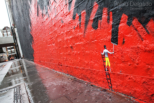 Street Art London Village Underground Wall