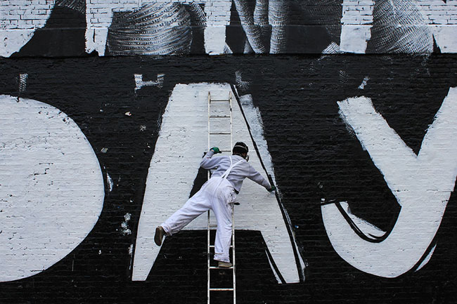 Kid Acne OH MY DAYS Street Art London VU Wall