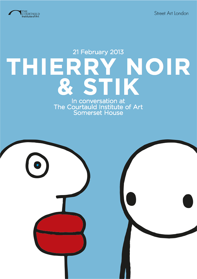 Thierry Noir and Stik at the Courtauld Institute