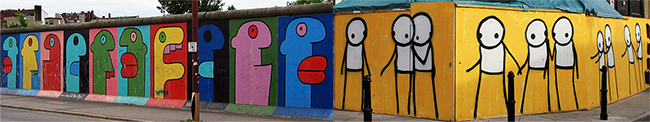 Thierry Noir and Stik