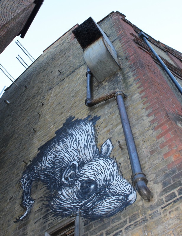 Roa Street Artist Rat London