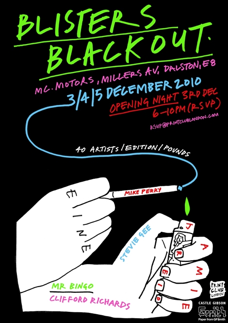 Blackout Blisters Print Club London