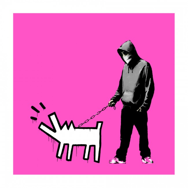 Bansky Choose Your Weapon - Bright Pink