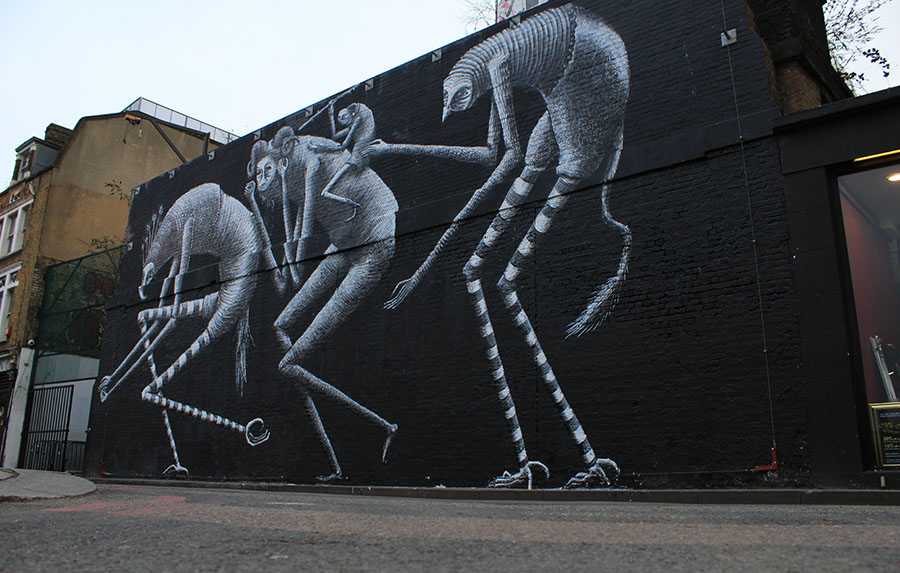 Phlegm Street Art London 